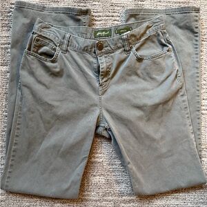 Eddie Bauer Gray Straight Leg Pants